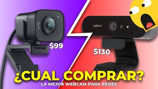 Logitech STREAMCAM vs Logitech BRIO  ¿Cual COMPRAR 2023 [upl. by Gayleen633]