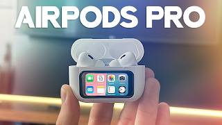 Airpods PRO com Cancelamento de RUÍDO e tela HD [upl. by Annibo]