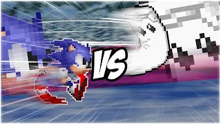 Classic sonic vs Sandbag Sprite Animation Animated by KBR AM [upl. by Llemart]