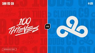 100 v C9  Week 1 Day 2  LCS Spring Split  100 Thieves v Cloud9 2024 [upl. by Ylahtan]