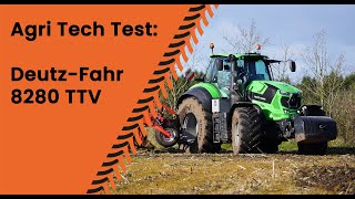 🇩🇰 Agri Tech test DeutzFahr 8280 TTV [upl. by Nilo]