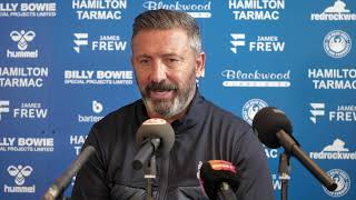 Tromso H  Prematch Derek McInnes [upl. by Ali]