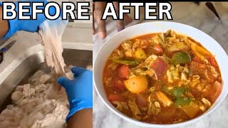 How To Make Chitterlings Taste Delicious Clean And Cook Tutorial [upl. by Otrevire]