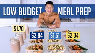 How To Build Muscle For 8Day HEALTHY MEAL PREP ON A BUDGET [upl. by Dahsar]