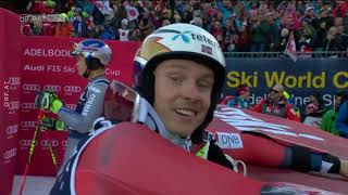 Hirscher gewinnt Adelboden 2018 mit schweren Fehlern [upl. by Oidale749]