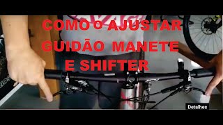 COMO AJUSTAR SEU GUIDÃO O MANETE SHIFFTER E A TRAVA DA SUSPENSÃO [upl. by Pooh988]