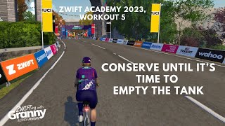 Zwift Academy 2023 Workout 5 [upl. by Burnley]