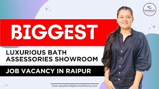 job in raipur chhattisgarhshowroom job in raipur city office work job in raipur jobseekers jobs [upl. by Anerdna562]