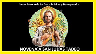 Letanías de San Judas Tadeo Oración Poderosa para Casos Difíciles y Desesperados [upl. by Hamehseer768]