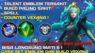 vexana best build 2024🔥build top 1 global vexana gameplay mobile legends [upl. by Naryb]