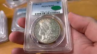 1903O Morgan silver dollar worth 1100 PCGS [upl. by Ahsikin990]