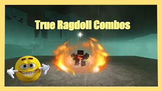 True Ragdoll Combos  Deepwoken [upl. by Ahsekal]