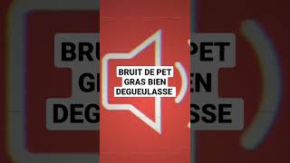 BRUIT DE PET GRAS BIEN DÉGUEULASSE librededroit libredecopyright sound bruit bruitage pet [upl. by Sokcin]