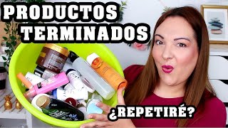 Productos TERMINADOS ¿repetiré Cuidado facial cabello maquillajeetc [upl. by Jan]