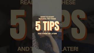 Top 5 Reading Tips reading booktube readingtip [upl. by Loralie]