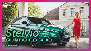 Alfa Romeo STELVIO QUADRIFOGLIO  review  launch control  an SUV that is not an SUV [upl. by Negam]