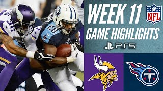 Minnesota Vikings vs Tennessee Titans  NFL Week 11 Full Highlights [upl. by Budworth551]