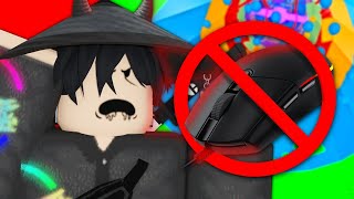 Tower Of Hell But No Mouse Challenge  ROBLOX [upl. by Lilybel]