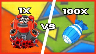 All Tier 5 Spike Factory Vs 100 MOABS  BTD6 [upl. by Gilliam]