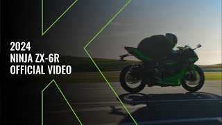 New 2024 Kawasaki Ninja ZX6R  Official Video [upl. by Nnylram]