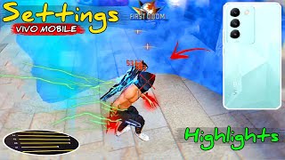 Vivo T3 5G Free Fire Headshot Setting  Vivo T3 5G Free Fire Gameplay test  Vivo T3 5g Free Fire [upl. by Cliffes]