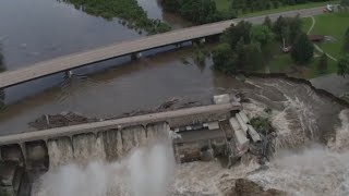 Growing erosion continues at Rapidan Dam in Minnesota [upl. by Raquel]