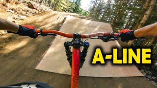 ALINE IS MINT Full Run Opening Weekend 2019  Whistler Bike Park  Jordan Boostmaster [upl. by Adnohsad]