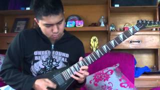 Scar Symmetry  Cryonic Harvest Both Guitar Solo [upl. by Imoan518]