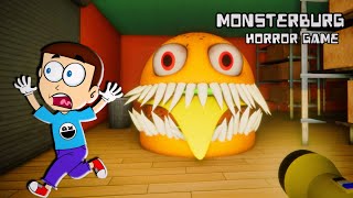 MonsterBurg  Horror Game  Shiva and kanzo Gameplay [upl. by Dlarrej]