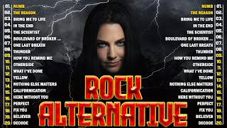 Alternative Rock Of The 90s 2000s  Evanescence Linkin park Creed AudioSlave Hinder Nickelback [upl. by Suivatram]