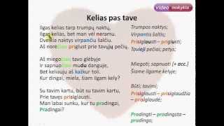 Learn Lithuanian with lyrics Rebelheart  Kelias pas tave [upl. by Htieh465]