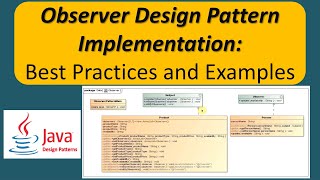 Observer Design Pattern Implementation Best Practices and Examples [upl. by Negam]