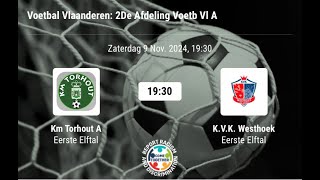 KM Torhout  Westhoek 2de Afdeling VL A [upl. by Htebazie]