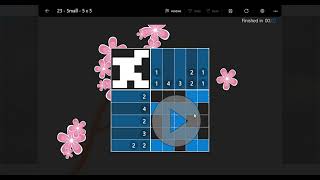 Levels 21 to 25  Nonograms Pro [upl. by Layman]