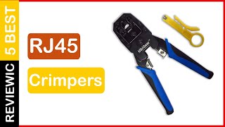 ✅ Best RJ45 Crimpers On Amazon In 2023 ✨ Top 5 Tested amp Buying Guide [upl. by Lyns]