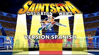 SAINT SEIYA  GALAXIAN WARS  VERSION SPANISH  DOWNLOAD [upl. by Nasus]