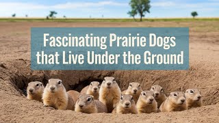 Fascinating Prairie Dogs That Live Under The Ground [upl. by Eidok18]