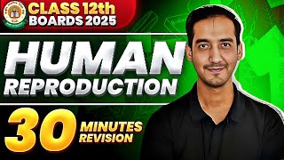 Human Reproduction  Class 12  Quick Revision in 30 Minutes NEET CBSE Board  Sourabh Raina [upl. by Limaj982]