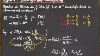 Beispielaufgabe  Rechnen ohne Reaktionsgleichung [upl. by Eidda]