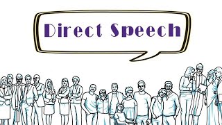 Direct Speech  What is Direct Speech  What is Reported Speech  Happy Learning Centre [upl. by Albert521]