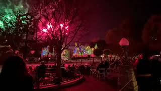 Disney theme park light show [upl. by Ronnoc]