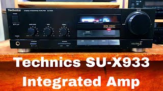 Technics SU  X933 Integrated Amplifier Sound Test [upl. by Gianni]