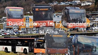 Busschallenge fra Fyllingsdalen til Arna [upl. by Andrien]