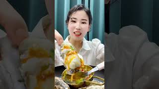 mukbang asmr raw oyster [upl. by Hanauq]