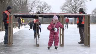 Mini elfstedentocht ijsbaan Zenderen februari 2012 [upl. by Gautious128]