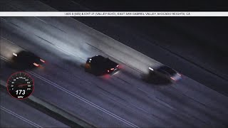 022224 Corvette tops 170 mph in LA freeway chase [upl. by Ydnal183]