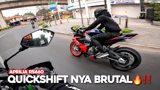 FIRST RIDE APRILIA RS600‼️ UENAK GAADA OBAT🔥 [upl. by Anahsed]