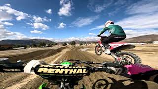 gopro Kawasaki kx450 fox raceway [upl. by Meerak]