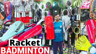 VSE র‍্যাকেট ইম্পোটার থেকে দামি Racket কিনুন পানির দামে Badminton Racket Accessories Price in Dhaka [upl. by Ykcim940]