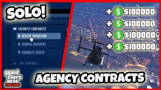 BEST WAY to Make MILLIONS with the Agency Contracts  Money Guide  GTA 5 Online [upl. by Eenafit]